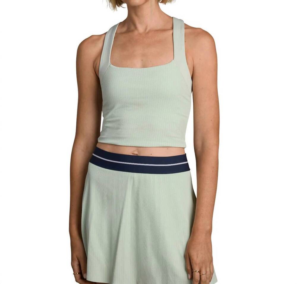 NEW RHONE lightspeed court longline bra in mint green